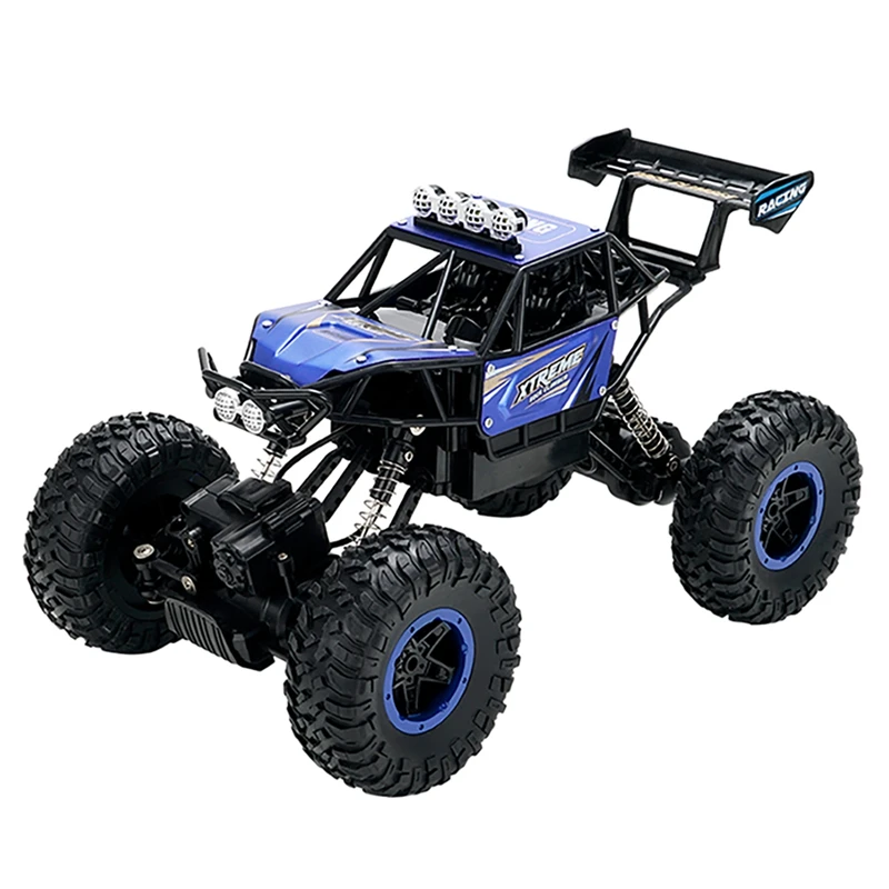

1/14 RC Car 4WD Off-Road Crawler Climb Alloy LED Light Remote Control Vehicle Machine Electric RTR Model Toy Kids