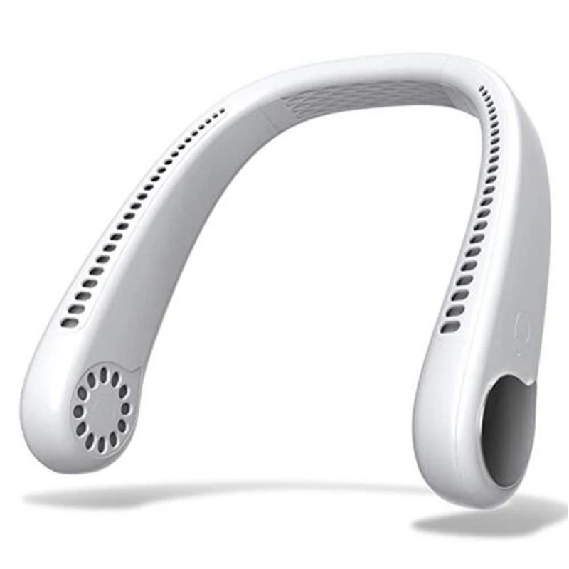 

Bladeless Cooling Portable Neck Fan - Personal Neck Fan with 3-Speed Change and USB Rechargeable for Sports Carry