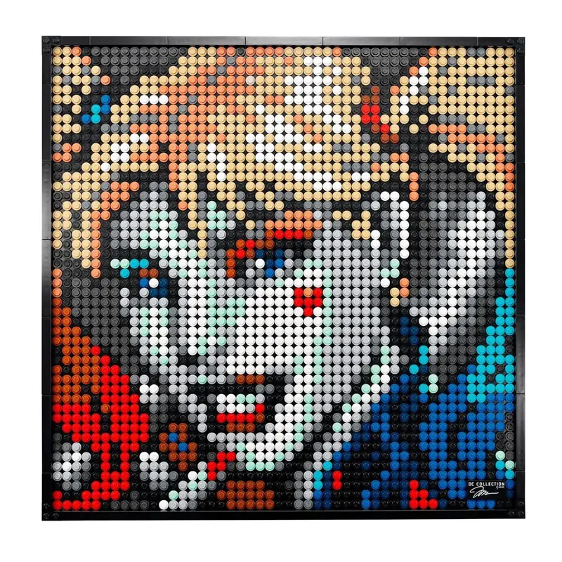 4100 шт. + Пиксельная мозаика клоуна летучая мышь 3 типа в 1 строительные блоки