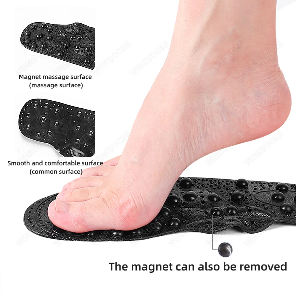 68 Magnetic High quality Massage Insoles Slimming Weight Loss Promote Blood For Men/ Women Health Care Shoe Pads Unisex