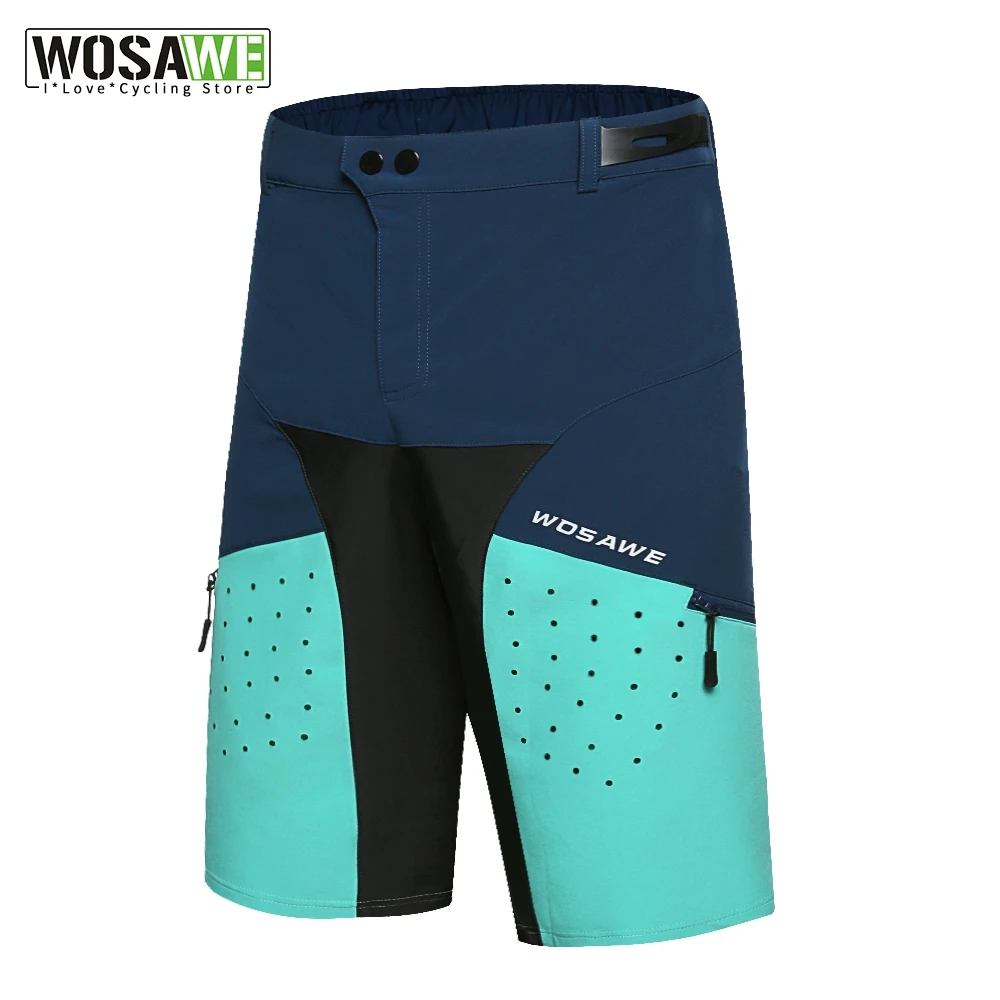 Мужские велосипедные шорты WOSAWE водонепроницаемые Свободные Штаны для горных