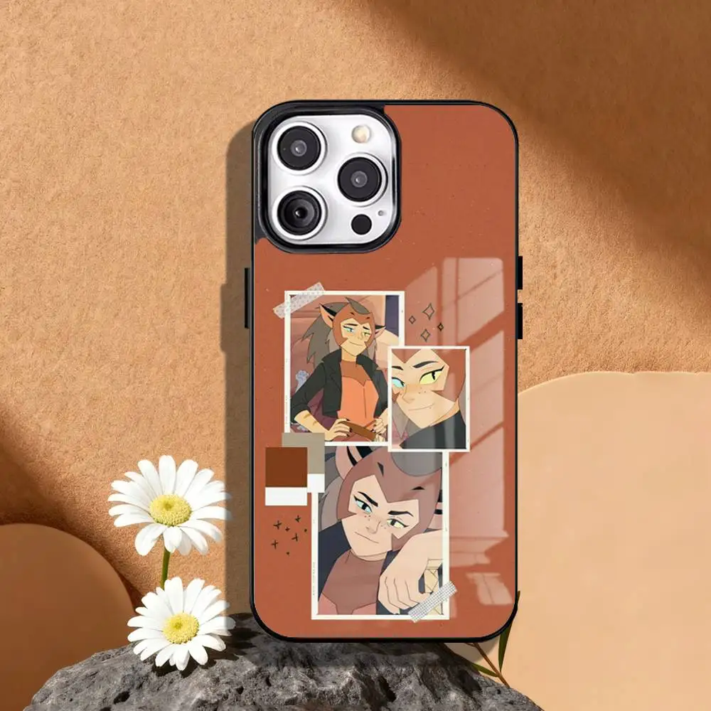 Фото Чехлы для телефонов A-Adora C-Catra S-She-Ra для iPhone 17, 16, 15, 14, 13, 12, 11 Pro Max: ультратонкий магнитный чехол с теплоотводом №4