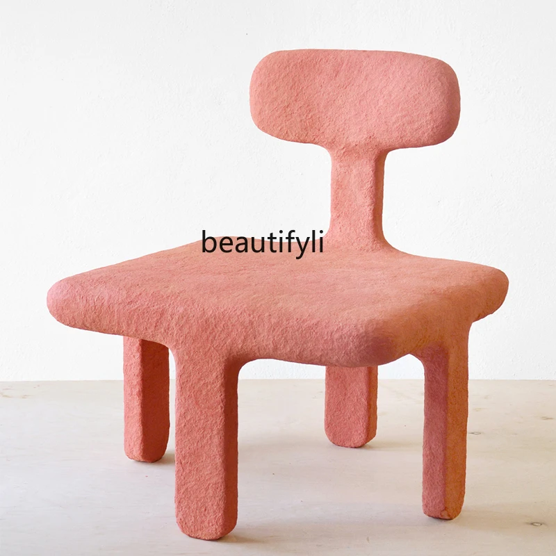 

zqPebble Style Model Armchair Children's Room Living Room Bedroom Fashion Art Leisure Chair