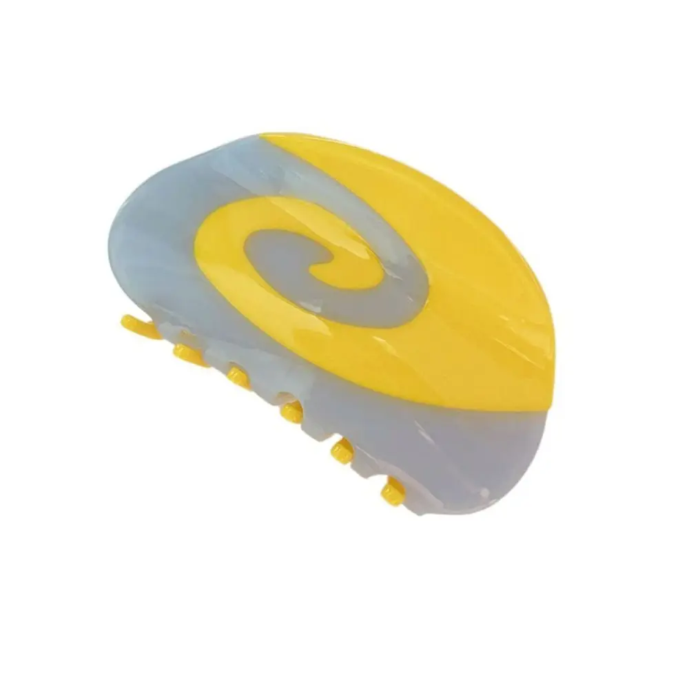 Фото Полукруглые искусственные Когти для волос, ацетатный рулон Suchi Shape, индивидуальный зажим в виде акулы для леди/девушек, искусственное лицо №1