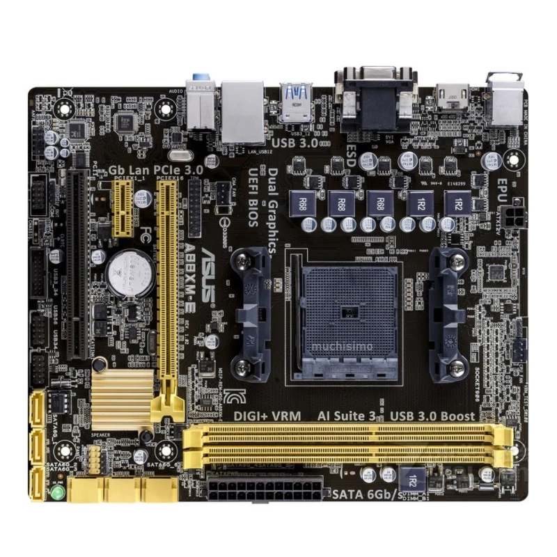

Разъем FM2/FM2 + Asus A88XM-E системная плата AMD A88X AMD A10/A8/A6/A4/Athlon DDR3 PCI-E 3,0 AMD A88X Placa-MOM FM2/FM2 + Б/у