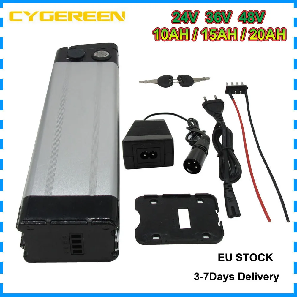 

Литий-ионный аккумулятор для электровелосипеда, 36 В, 10 А · ч, 20 А · ч, 500 Вт, 24 В, 36 В, 15 А · ч, 30 А · ч
