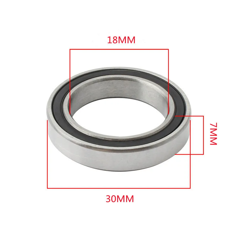 

2Pcs 18307 Hybrid Ceramic Bearing 18x30x7mm ABEC-7 Bicycle Bottom Brackets & Spares 18307RS Si3N4 Ball Bearings 18307-2RS