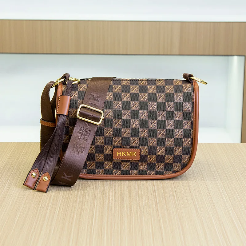 luxury designer handbag High Quality Women's Bag 2023 Fashion Print Checker Shoulder Bag Light Luxury Versatile Popular