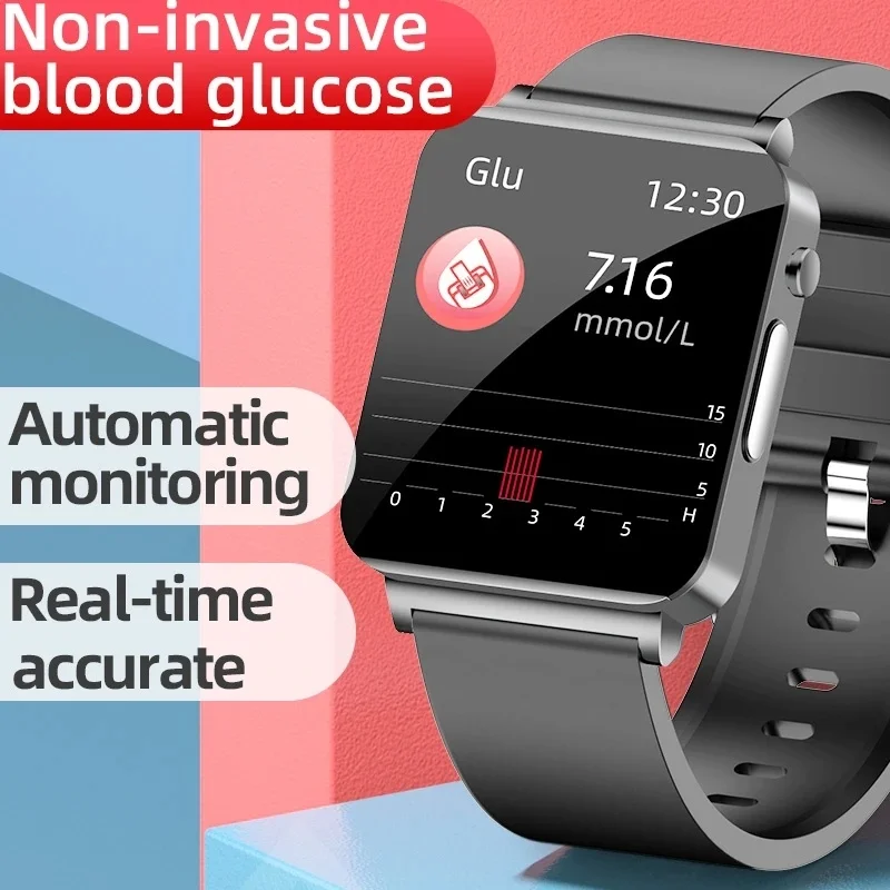 

2023 New Smart Watch ECG+PPG Non-Invasive Blood Glucose Temperature Blood Oxygen 1.72 "356 * 400 Heart Rate Elderly Health Watch