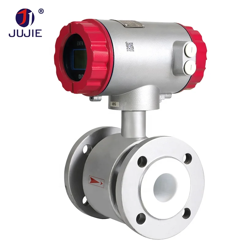 

Sewage Seawater Brine Corrosive Liquid Flowmeter 4-20mA Pulse RS485 Output Electromagnetic Flow Meter