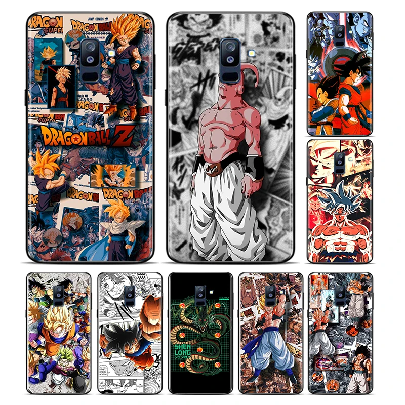 

Dragon Ball Super Saiyan Goku For Samsung Galaxy A8S A9S A6S A9 A8 A7 A6 A5 A3 Star Plus 2018 2017 2016 Black Phone Case Capa