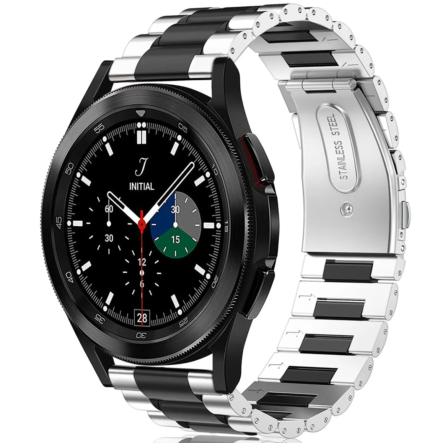 

Металлический ремешок для Samsung Galaxy Watch 4 3 Huawei GT2 Amazfit GTR, браслет из нержавеющей стали для Gear, 20 мм Active 2, 22 мм