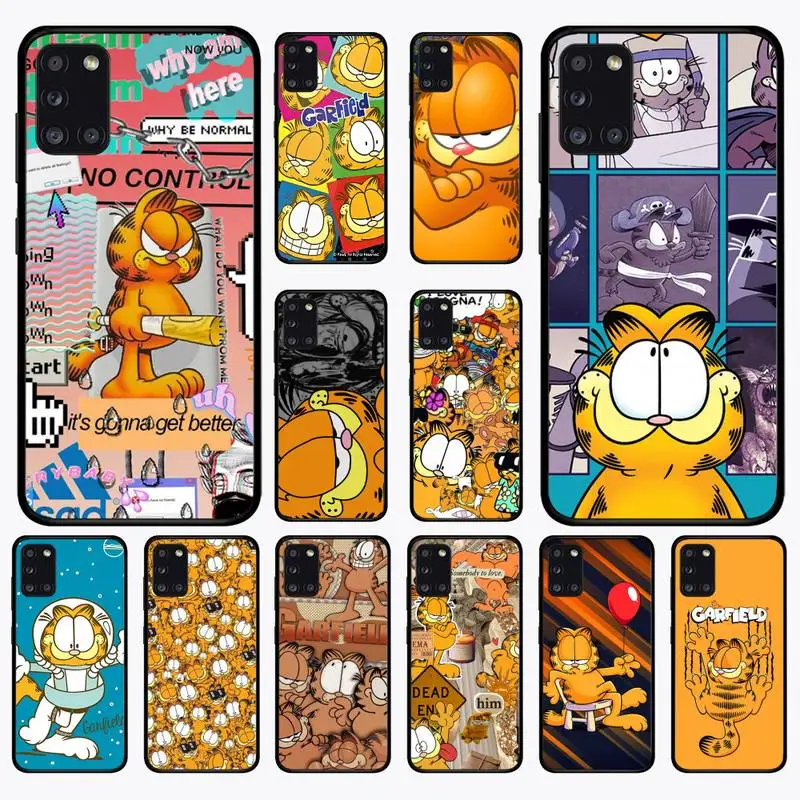 

G-Garfields Cartoon Phone Case for Samsung A51 01 50 71 21S 70 31 40 30 10 20 S E 11 91 A7 A8 2018 cover