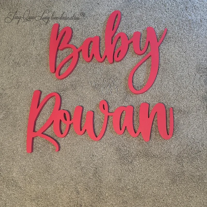 Индивидуальный именной знак с именем на заказ отдельно стоящий предмет