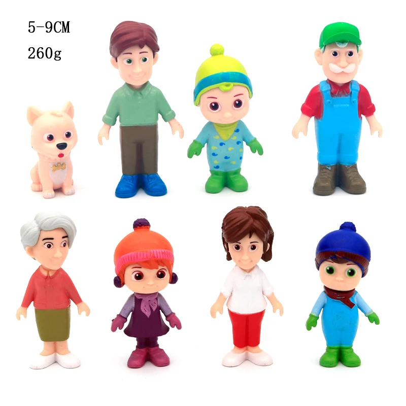 

Wholesale New 5-9cm JJ Action Figure Toys Watermelon Dolls Boy Girl Educational Toys For Children Gift