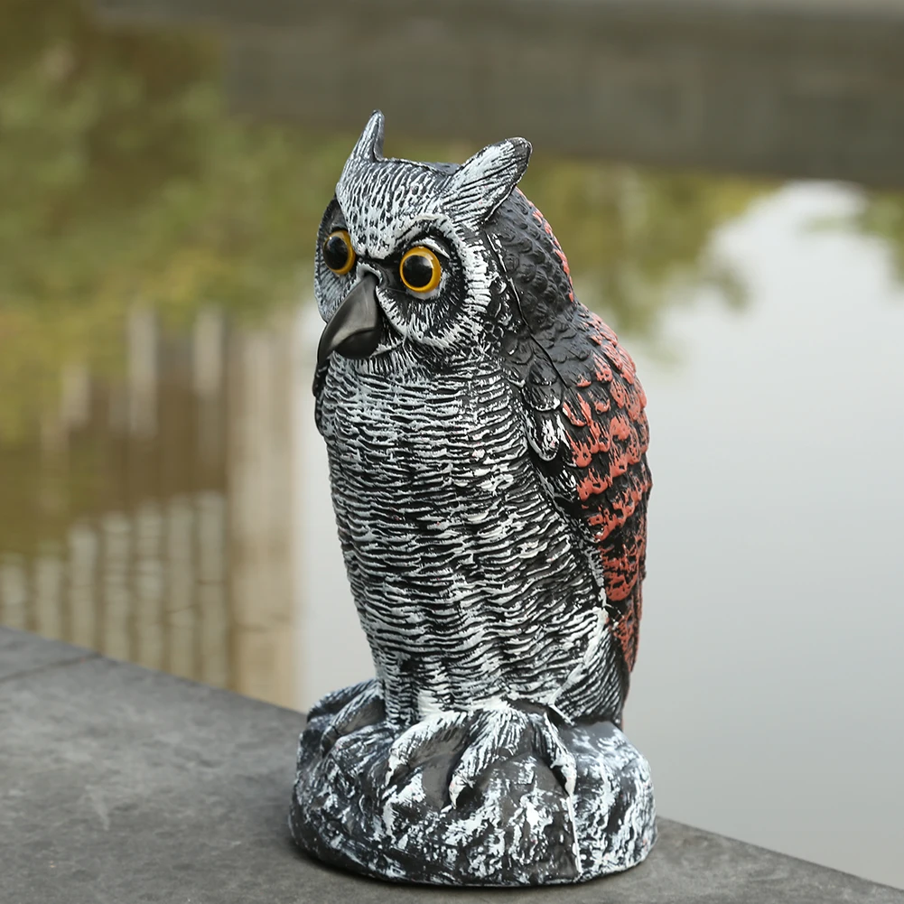 

Креативная Сова Prowler приманка птица в форме животного репеллент Реалистичная птица Scarer srecrow уличное Украшение Декор патио