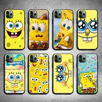 spongebob phone case for iphone 13 12 11 pro max mini xs max 8 7 6 6s plus x 5s se 2020 xr cover