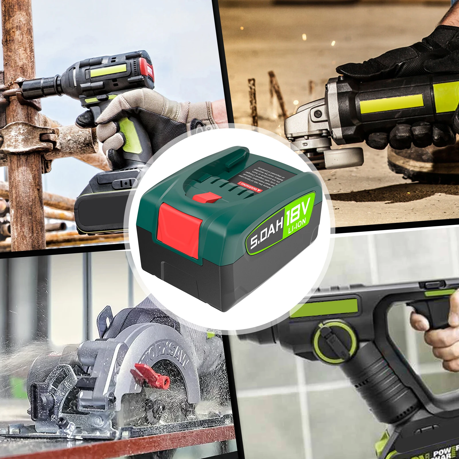 Для Bosch 18 В 3,55,0 Ач литий-ионный сменный аккумулятор для инструментов PBA PST PSB PSR Bosch домашние садовые инструменты AL1810CV AL1815CV (art.: 3920cbabe2402) - 3920cbabe2402