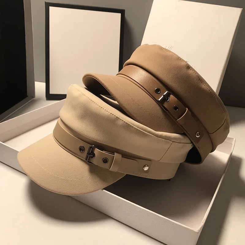 

Beret Ladies Fashion Peaked Cap Simple Navy Hat Summer Sun Hat Painter Hat Fresh Temperament Hat