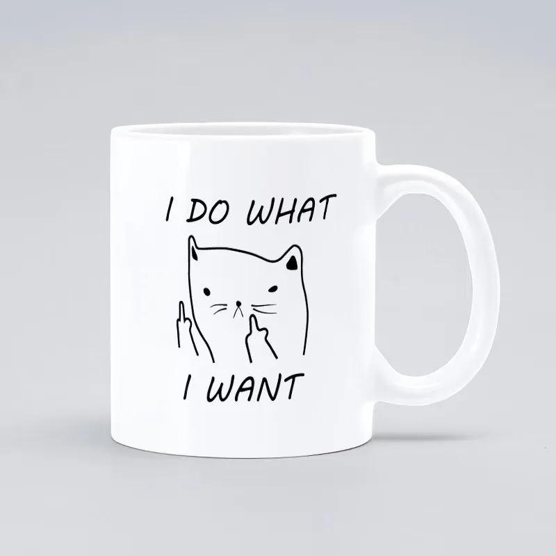 Забавная кофейная кружка с котом разноцветная керамическая чашка 3D эффектом