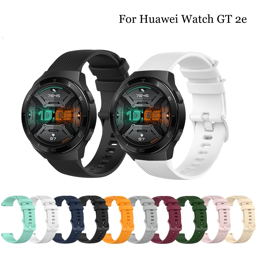 New Smart Watch Wristband For HUAWEI Watch GT 2e HCT-B19 Band 22mm Replacement Strap For GT 2 46mm Sport Silicone Bracelet