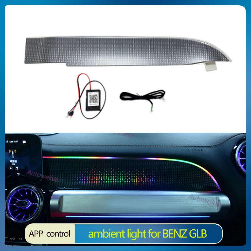 

Декоративная лампа-Авиатор для приборной панели Benz GLA H247 B W247 GLB X247 MB 64-color