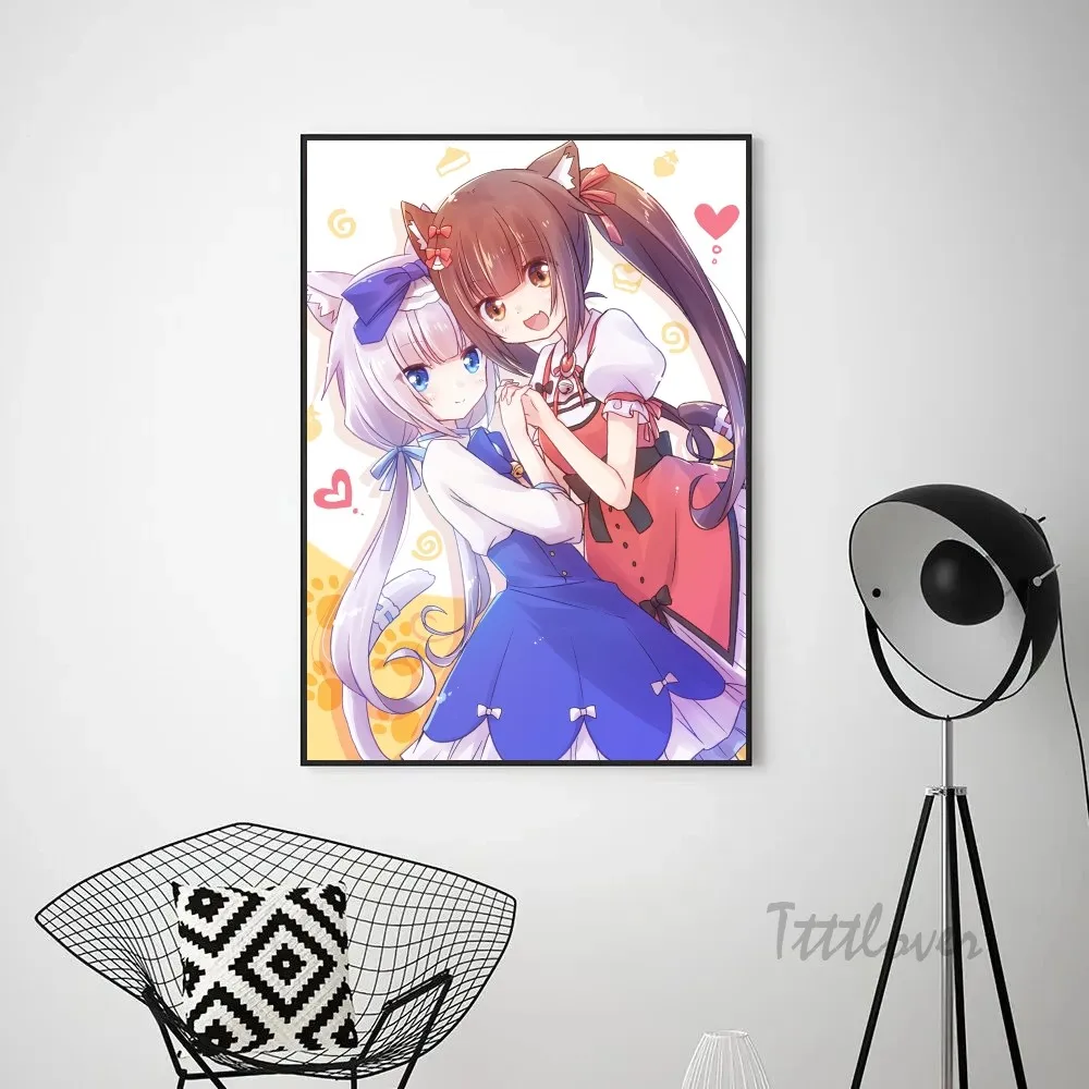 Nekopara Neko Para аниме постер наклейки художественные настенные фрески Декор игровой