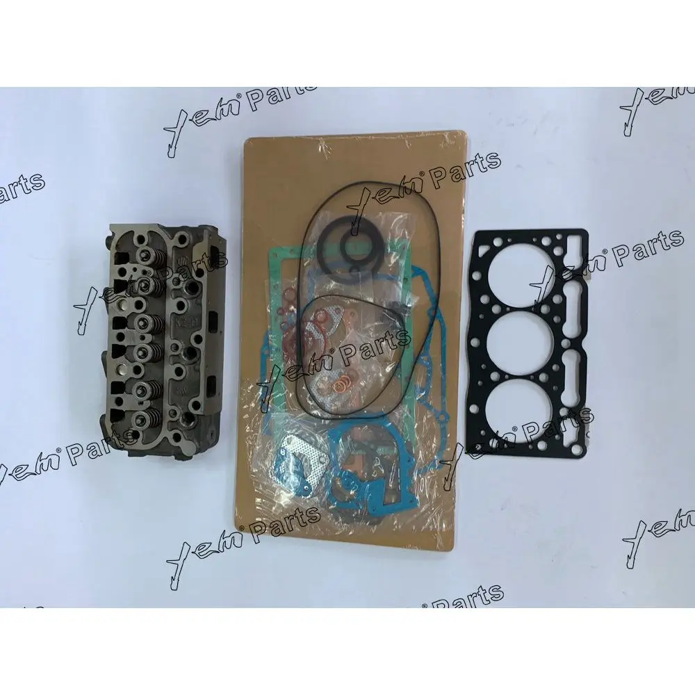 Brand-D1105 Полная головка блока цилиндров и прокладка для Kubota RTV1100 RTV1100CW9 RTV1140CPX