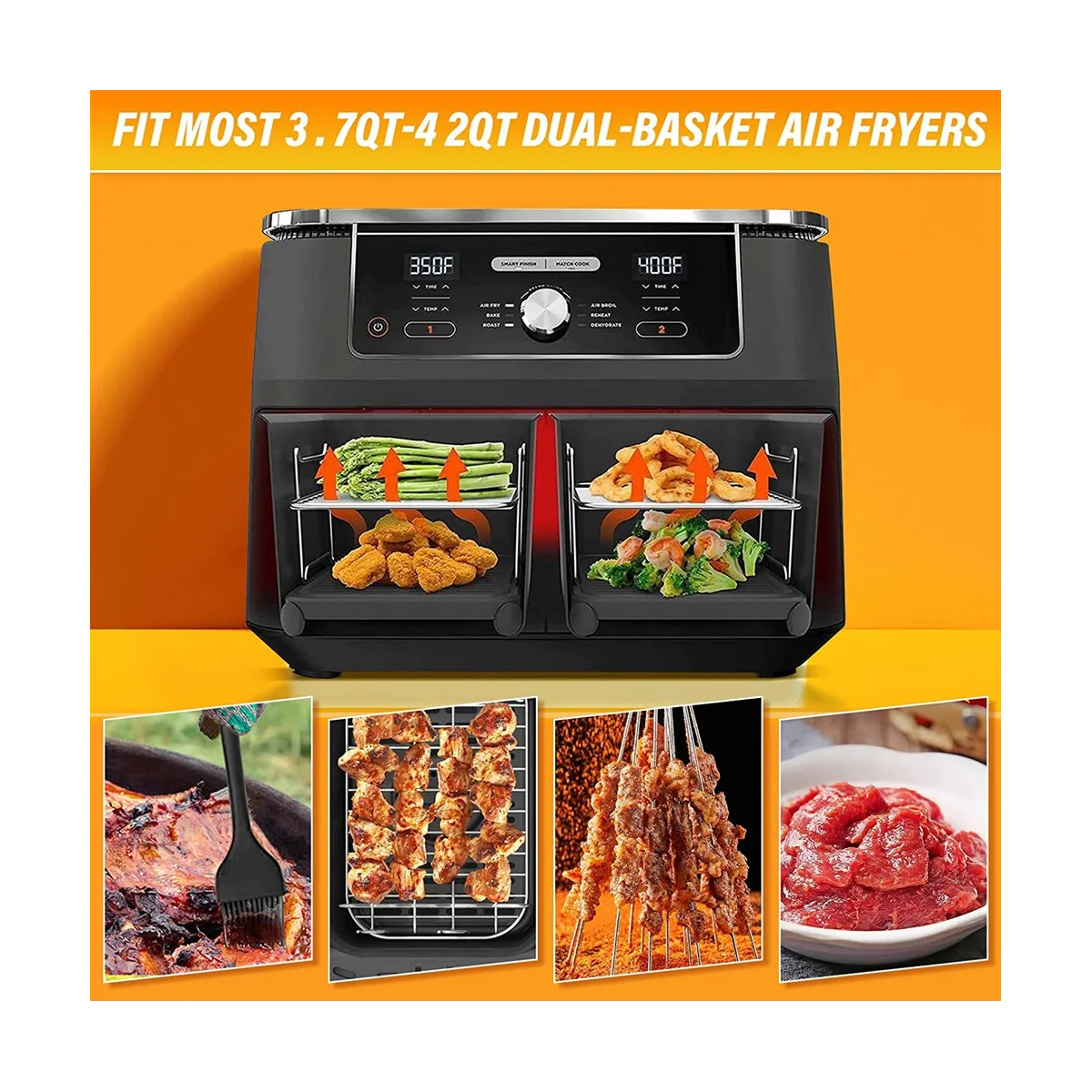 Аксессуары для Ninja Dual XL KITCHIEN Vortex 3.7Qt-4.2Qt фритюрницы