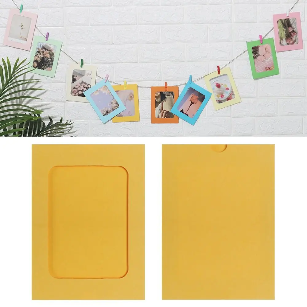 

With Clips And Ropes Photo Wall Suspended Type Wall Decorations Paper Frame Photo Frame Picture Cards DIY Frame