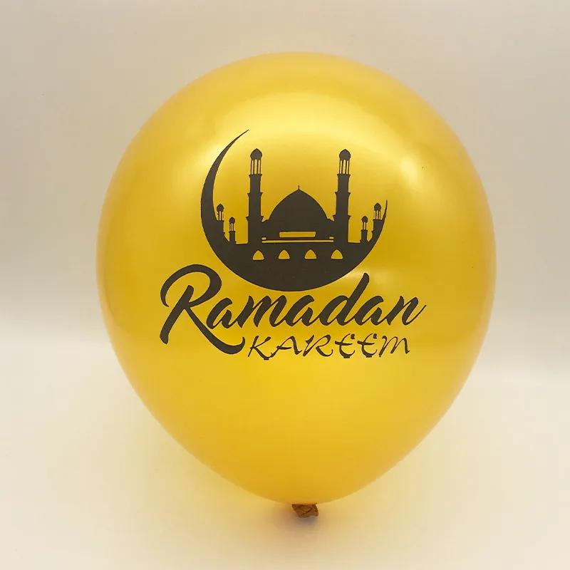 Chicinlife 10 шт. 12 дюймов Рамадан кареем латексные шары Eid украшение Мубарак конфетти