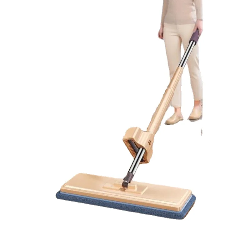 

Hand Washing Free Mop Mopping Gadget Household Mop Wet and Dry Absorbent Mop Queen Wood Lazy Mop