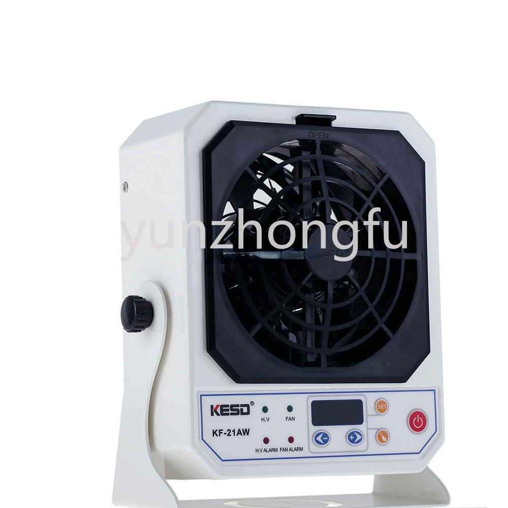 

KF-21AW ESD Benchtop Ionizing Air Blower Auto-cleaning Ion Fan Electric Blower Medium Pressure DC 24V
