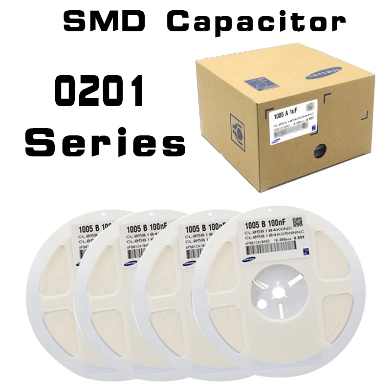 

100 PCS 0201 SMD Chip Ceramic Capacitor 0.5pF ~ 220nF 10pF 22pF 100pF 220pF 470pF 1nF 2.2nF 4.7nF 10nF 15nF 22nF 100nF 104 103