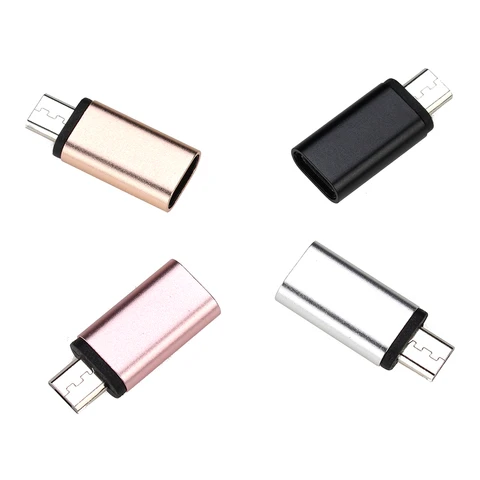 Переходник для зарядного устройства с портом Type-C на Micro USB (папа), 100 шт.