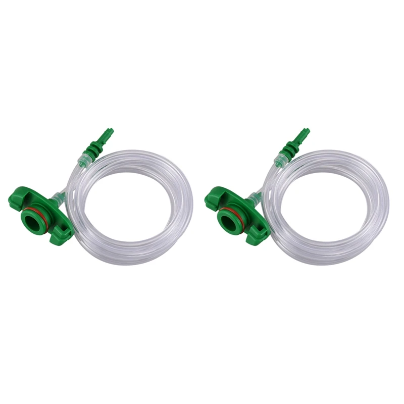 

2X 30CC-50CC Plastic Transparent Air Tubing Glue Dispenser Syringe Adapter