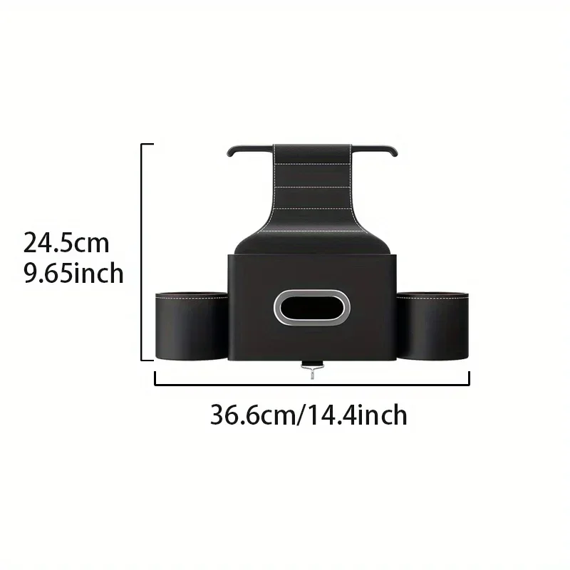 For Hyundai I20 I30 Car Seatback Multi-Functional Storage Box Seat Back Organizer Rack Rear Tissue Accessories