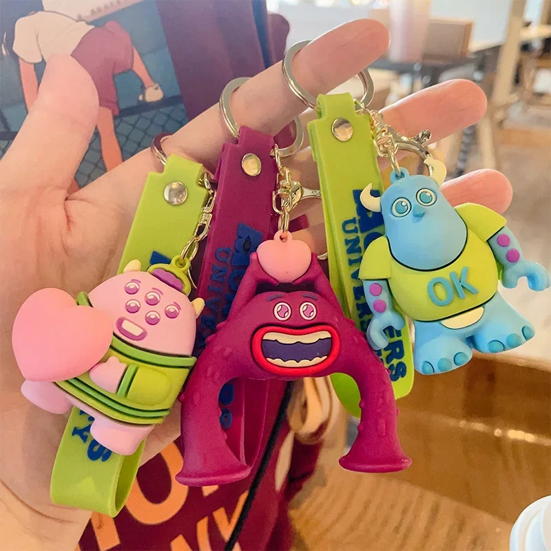 Фото Брелоки Monsters University DSN: Майк Вазовски, Салли. Брелок-фигурка монстра с большими глазами. Игрушки-куклы. Подарок. №1