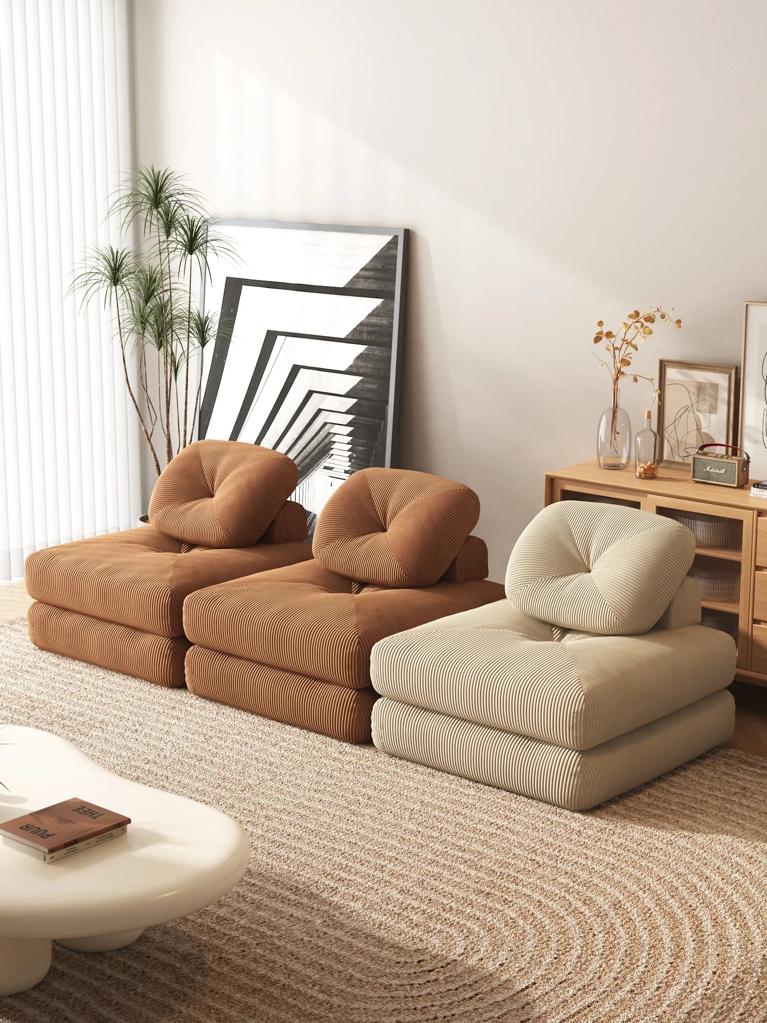 Тканевый диван для гостиной тофу-блок жареный клейкий рисовый торт набивной с