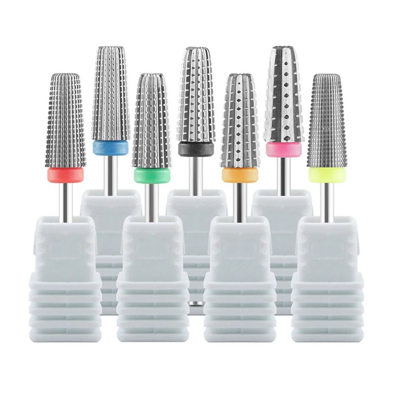 

Tungsten Carbide Tungsten Nail Drill Bit Manicure Drill For Milling Cutter Nail Files Buffer Nail Art Equipment Accessory