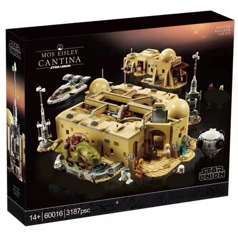 Death Star LED Light Set and  Building Blocks 75290 Mos Eisley Cantina Toys For boy birthday Christmas Gift Bricks Wars