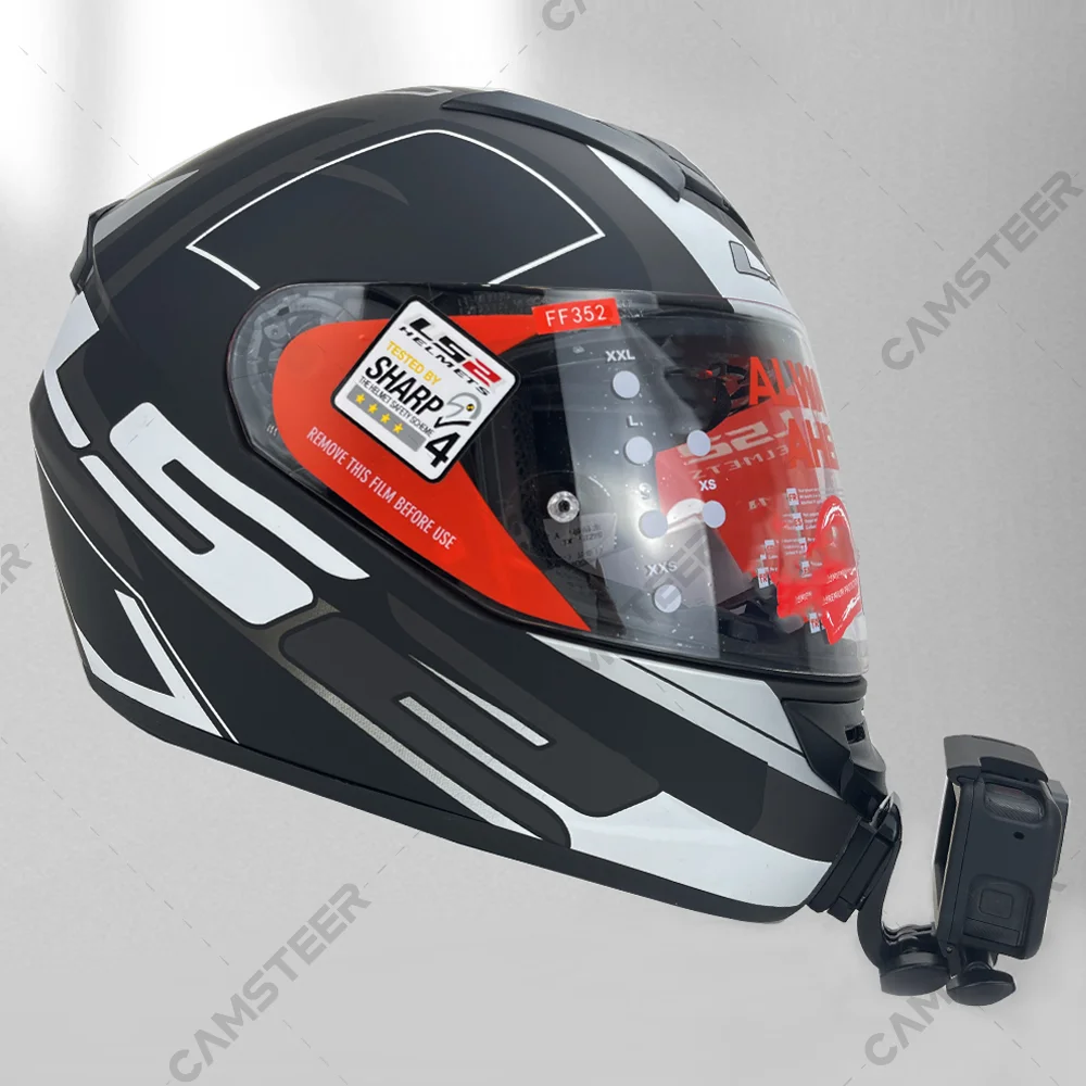 Алюминиевое крепление для шлема LS2 FF352 на заказ камеры GoPro Hero 12 11 10 9 Insta360 X4 X3 Ace pro DJI