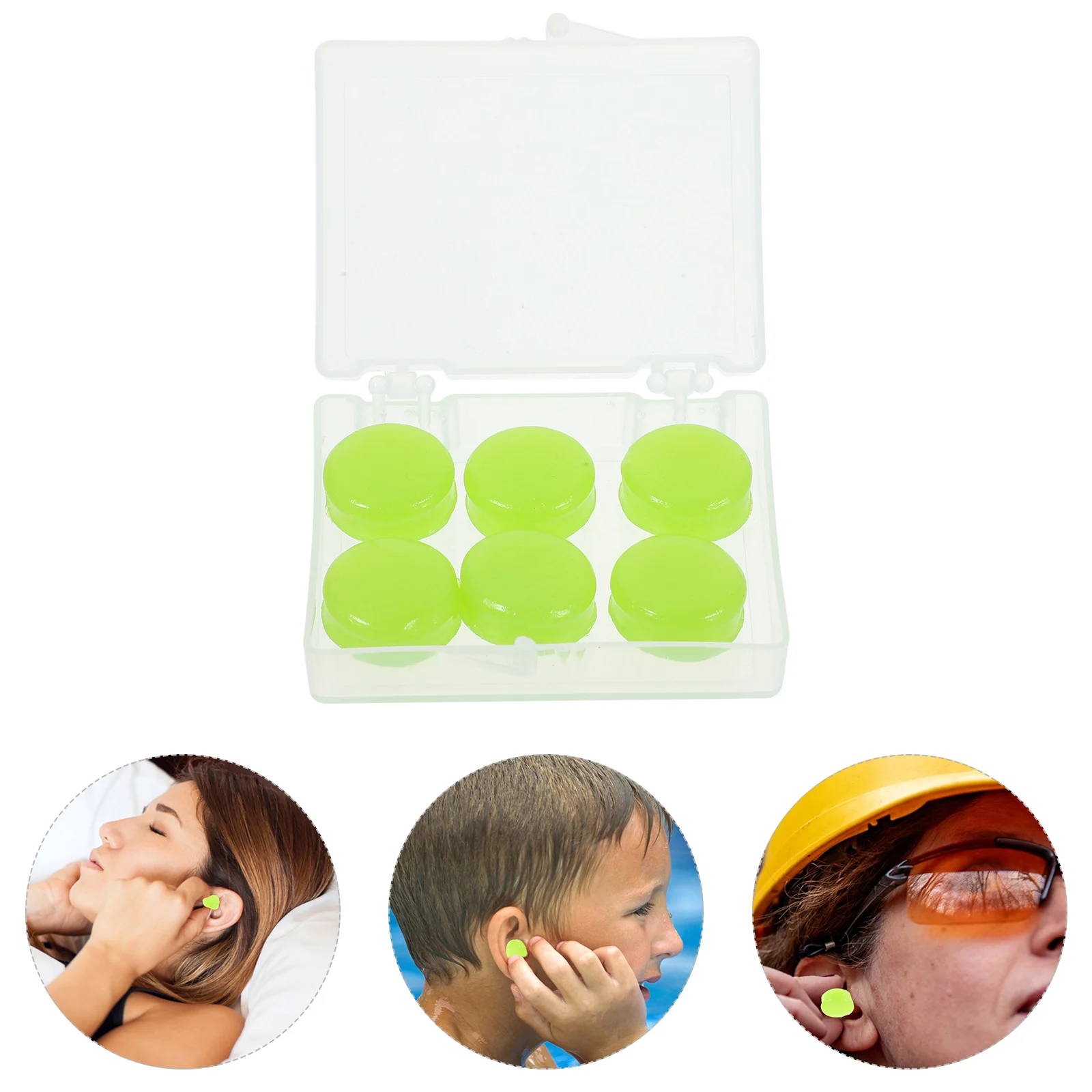 

Silicone Ear Plugs Sleeping Earplugs Universal Adults Earplugs for Travel Airplane Musicians