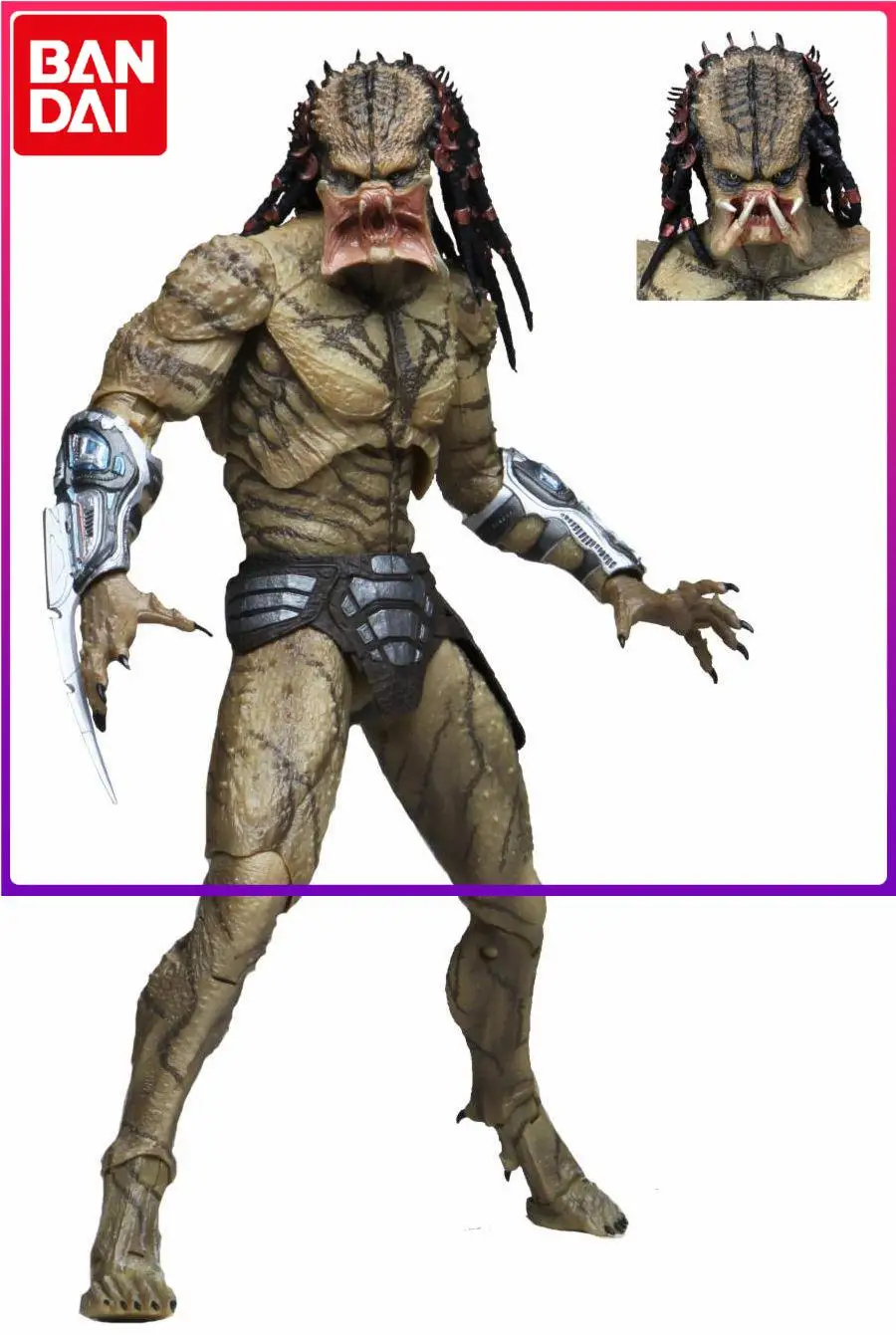 

2018 Movie cartoon 12inch NECA AVP Ultimate predator Hunter toy Armored Assassin Figure model