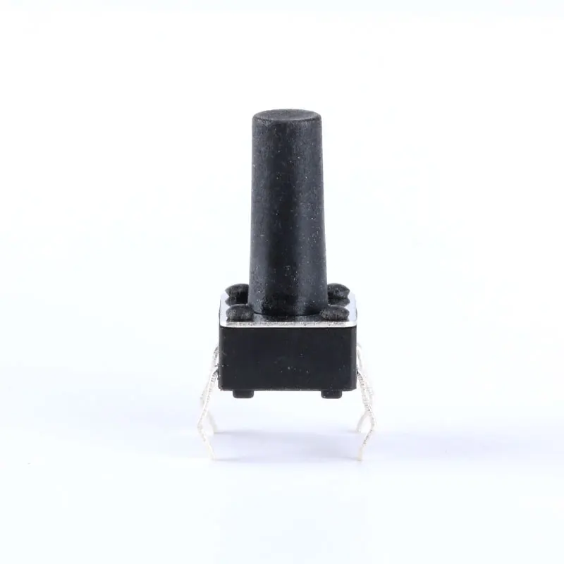 20 шт. 6*6*12 мм 4 контакта Стандартный сенсорный выключатель питания черная