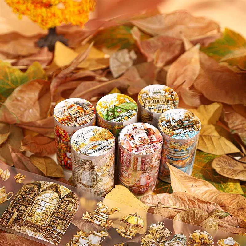 

Декоративная прозрачная лента для фотоальбомов 6 шт