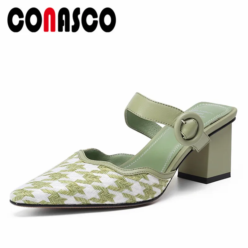 

Женские босоножки из натуральной кожи, на высоком каблуке