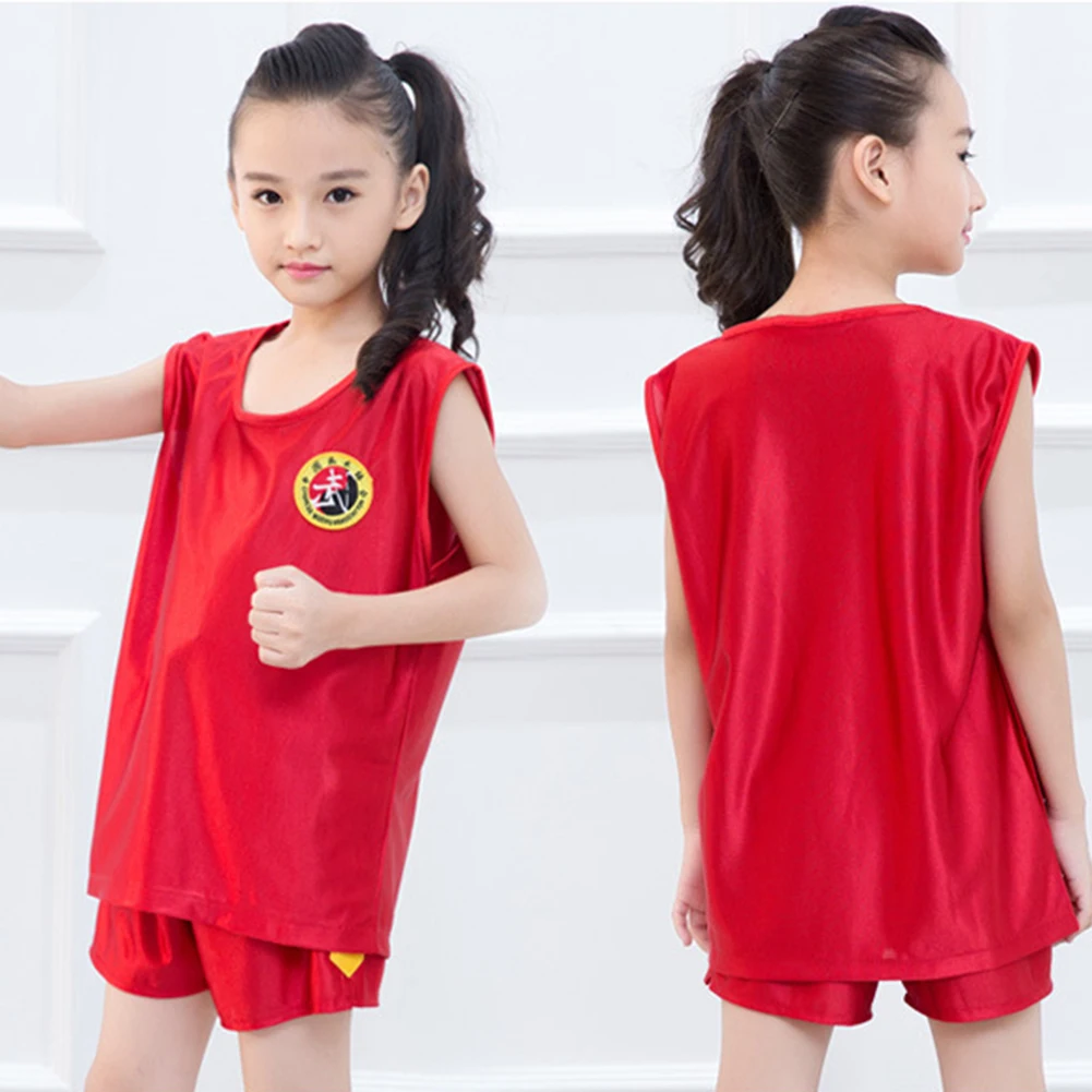 Adult Children Sanda Uniform Shorts Fight Wushu Sanda Suit for Kids Thai Shirt Training Competition Muay Thai Boxing Trunks