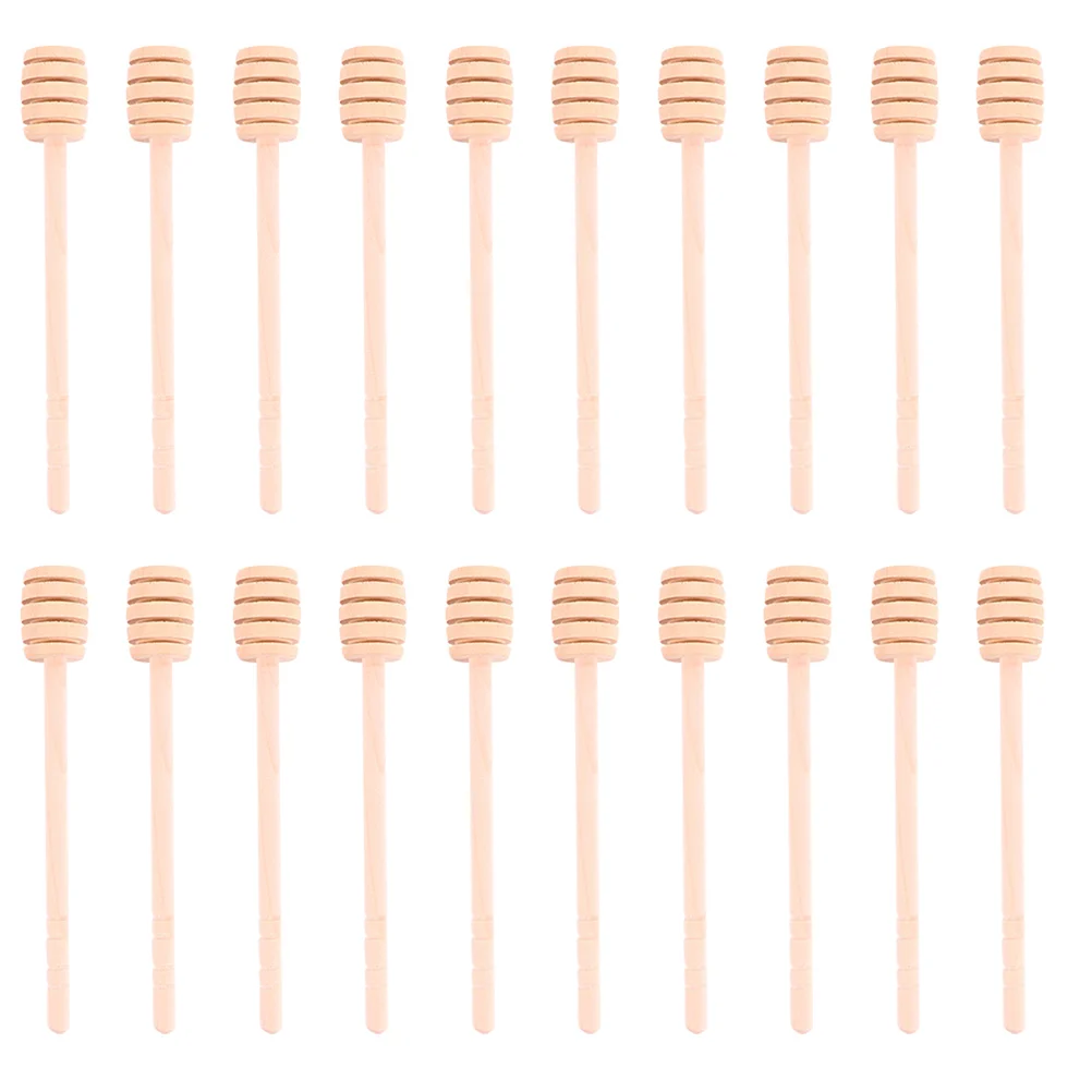 

Honey Stick Sticks Stirring Stir Server Spoons Spoon Mini Dippers Dipper Beverage Stirrers Wand Wood Mixing Portable Scoop Rods