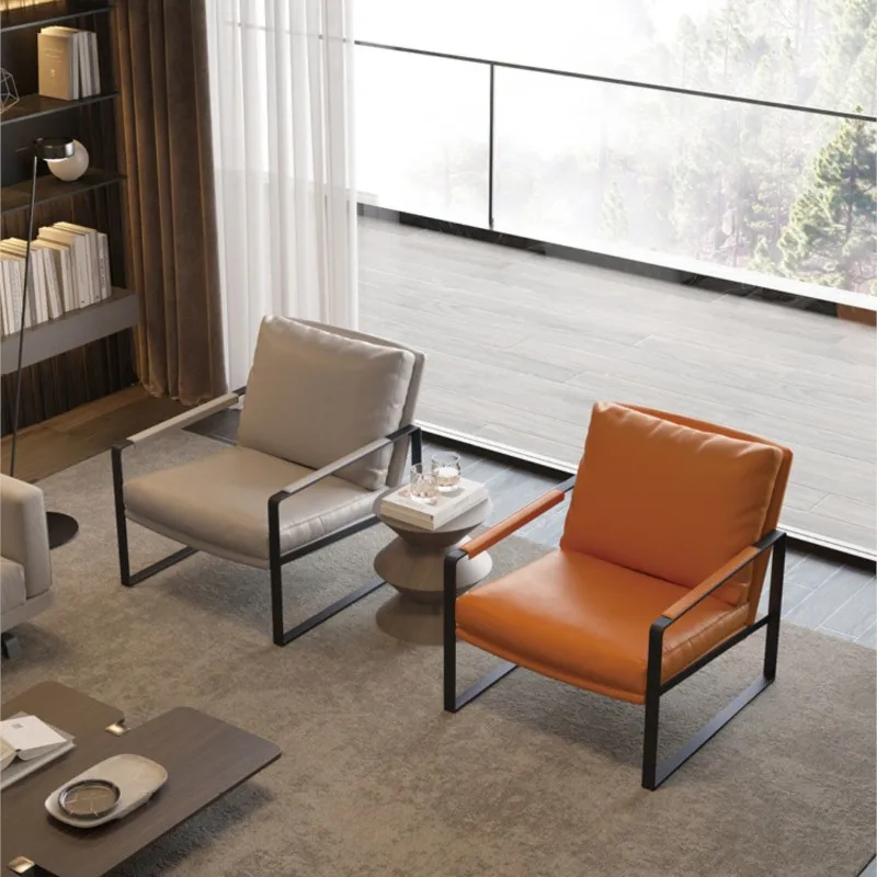 Скандинавский стул для гостиной Одноместный дизайнерский роскошный Wabi Sabi